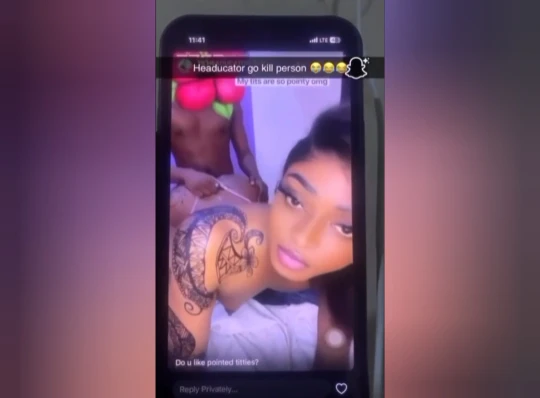 Ghanaian Headucator new sextape from Snapchat